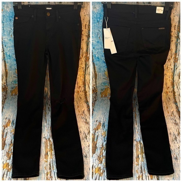 Hudson Natalie Super Skinny Distressed Ankle Jeans - Picture 1 of 13
